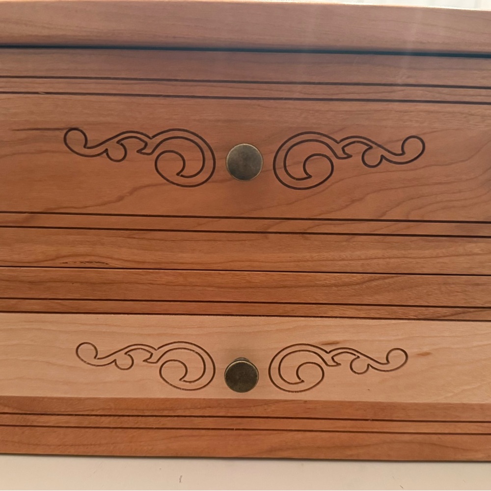 Hand carved Jewelry Box